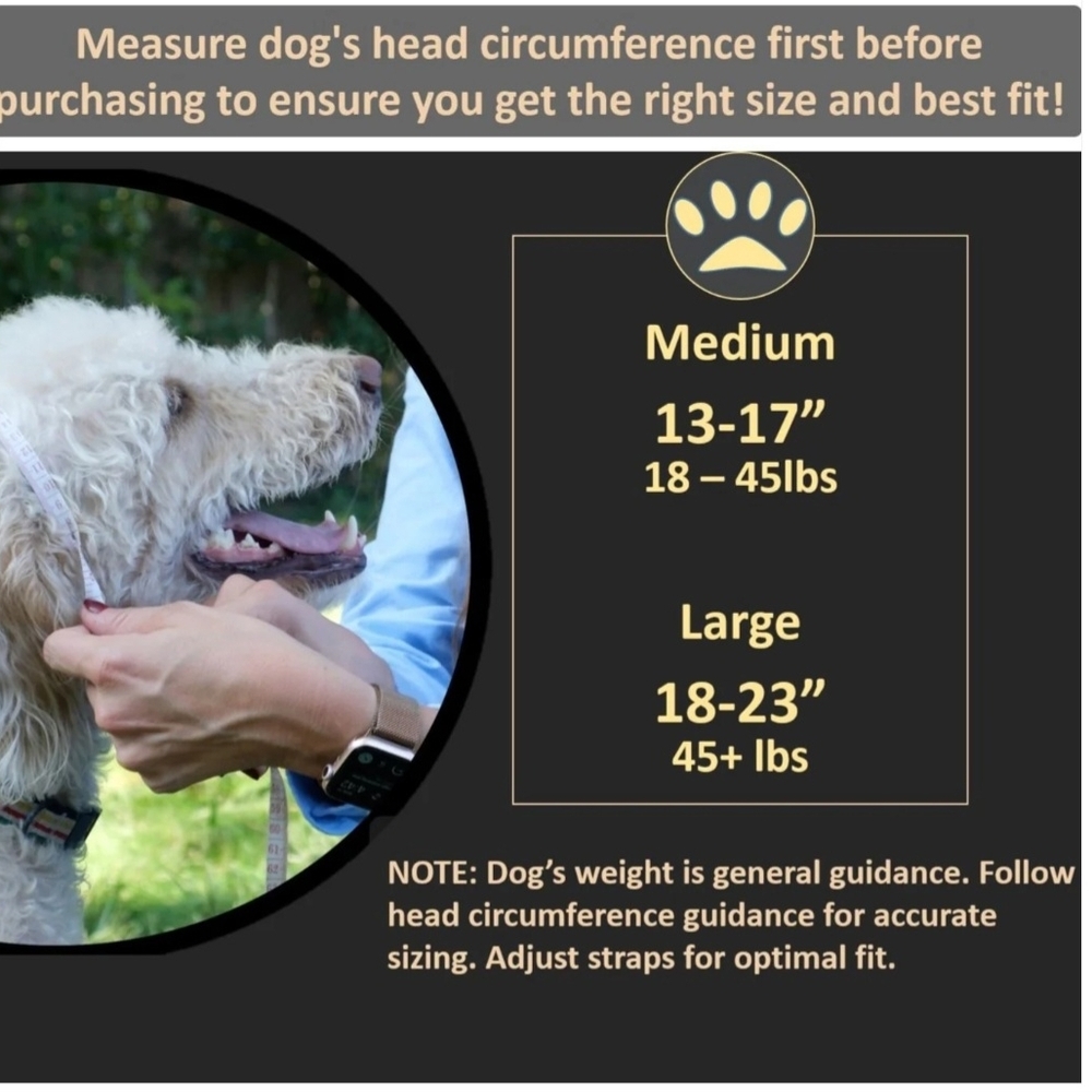 Dog Ear Muffs Noise Protection Cancelling Headphone Aniexty Loud Noise Large NEW - Picture 6 of 10